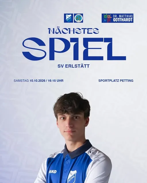 Nächstes Spiel gegen den SV Erlstätt